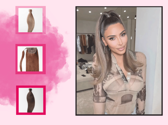 Kim K. Ponytail Extensions