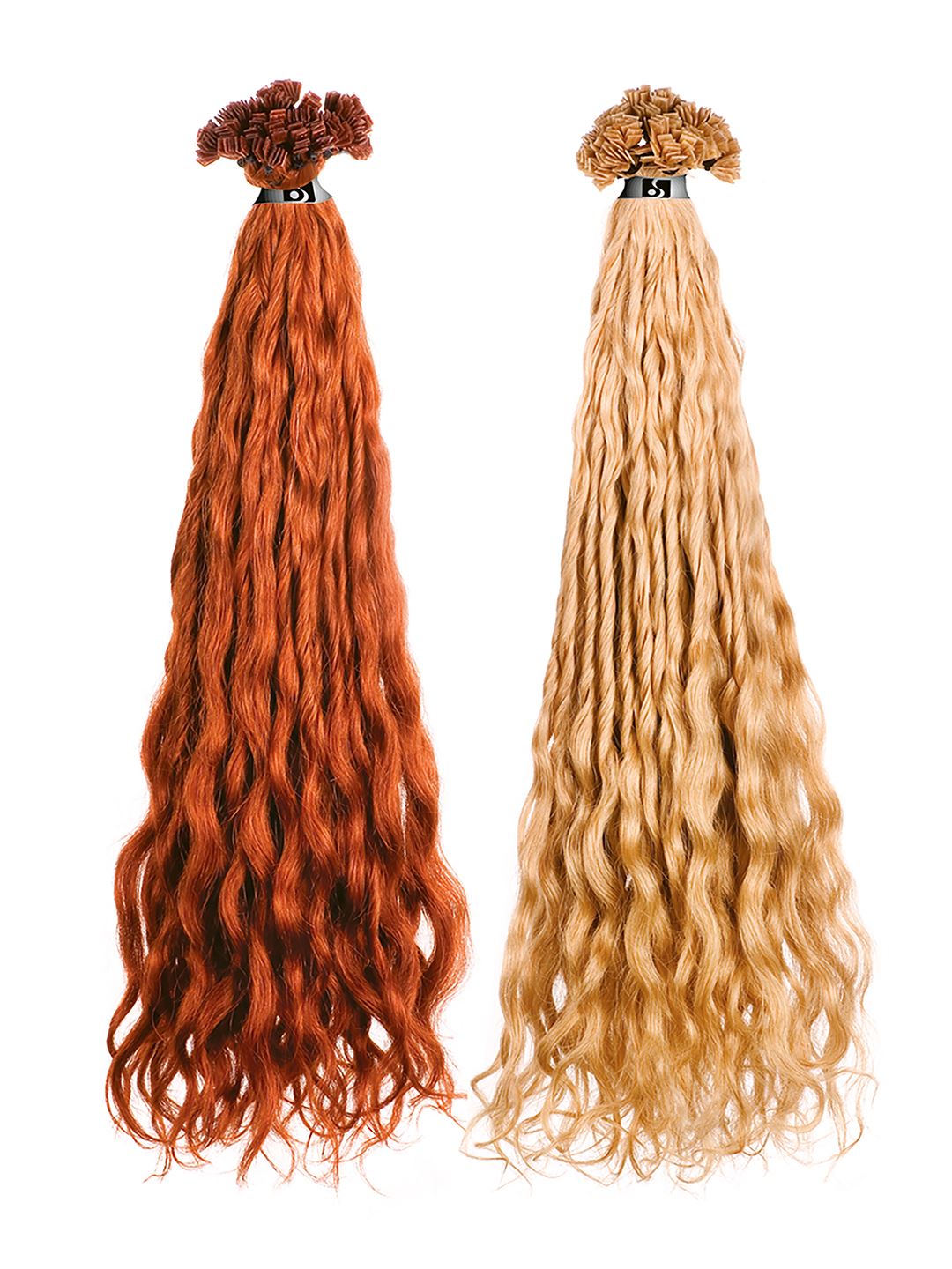 10 Keratin Bonding Extensions - CURLY - professional Qualität - 60cm