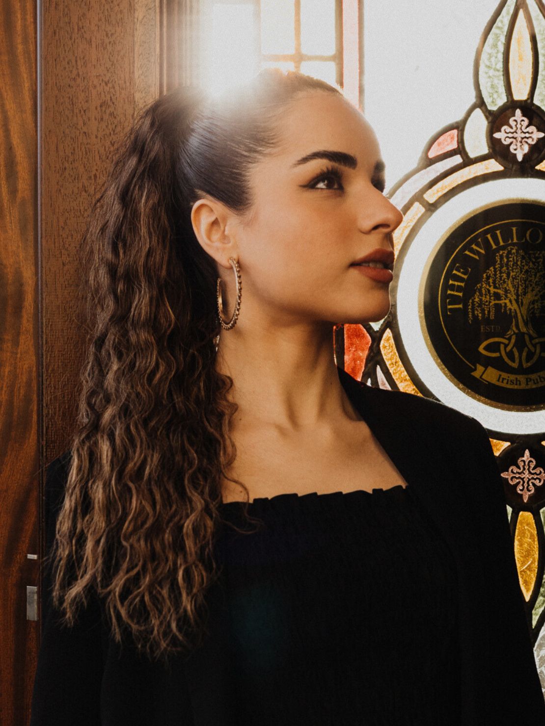 Ponytail extensions schön gestylt Ponytail extensions Echthaar