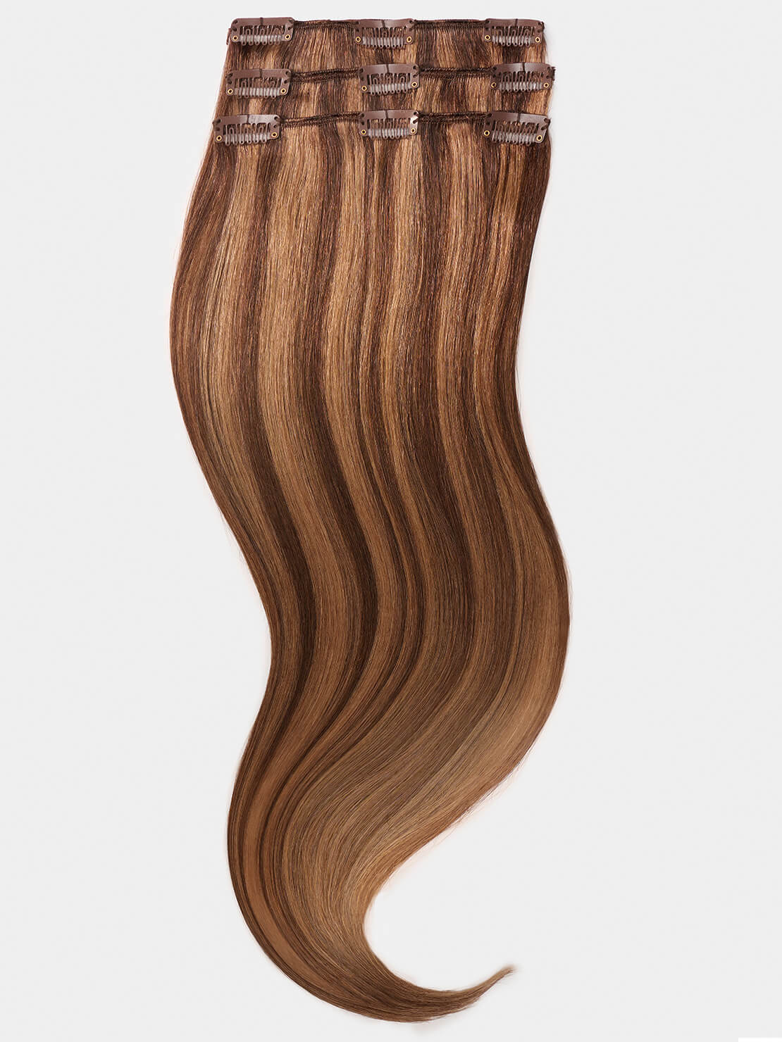 Clip in Extensions - luxury Qualität - Medium Volume 3-teilig 70g m6/27 variant detail image - 4e421a639ab5745c3836b5a8f809908e8cfe8e83d9a75ec38acb982c9cc5f8a0