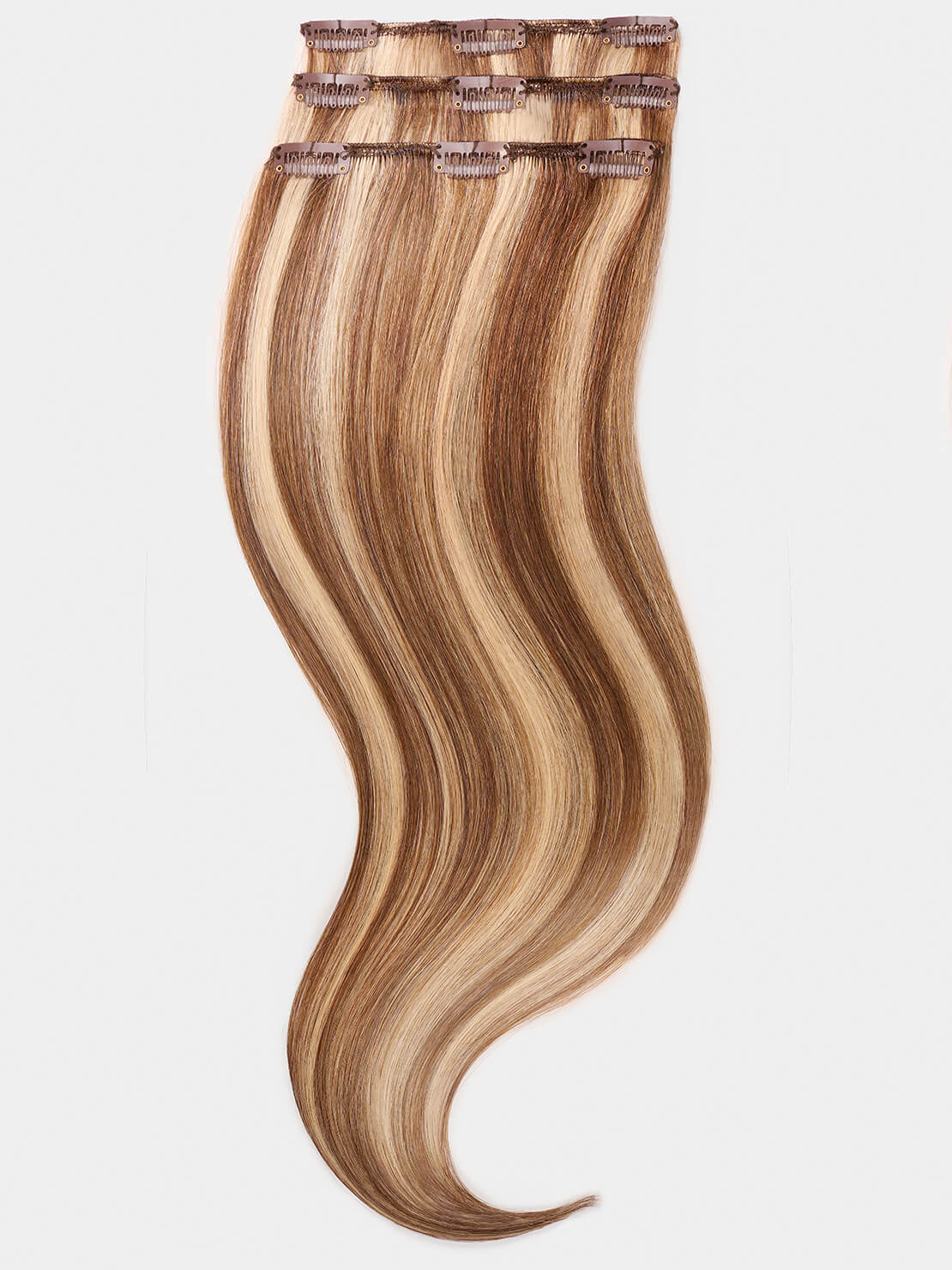 Clip in Extensions - luxury Qualität - Medium Volume 3-teilig 70g m8/26 variant detail image - d1bed12b83dfc34df15d4966baa93dd33738b8d133befd30e811cfee5558e2c1