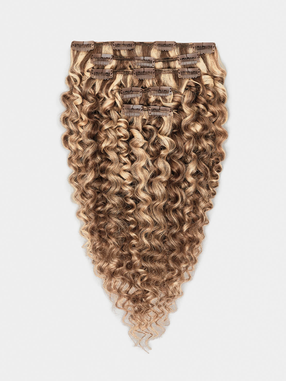 Clip in Extensions - luxury Qualität - 130 Gramm 5-teilig - 55cm - CURLY m14/1001 variant detail image - c9131d40cfb32fe414cd5286a88b0b38f03025e28294587fe2453cee4e7b9591