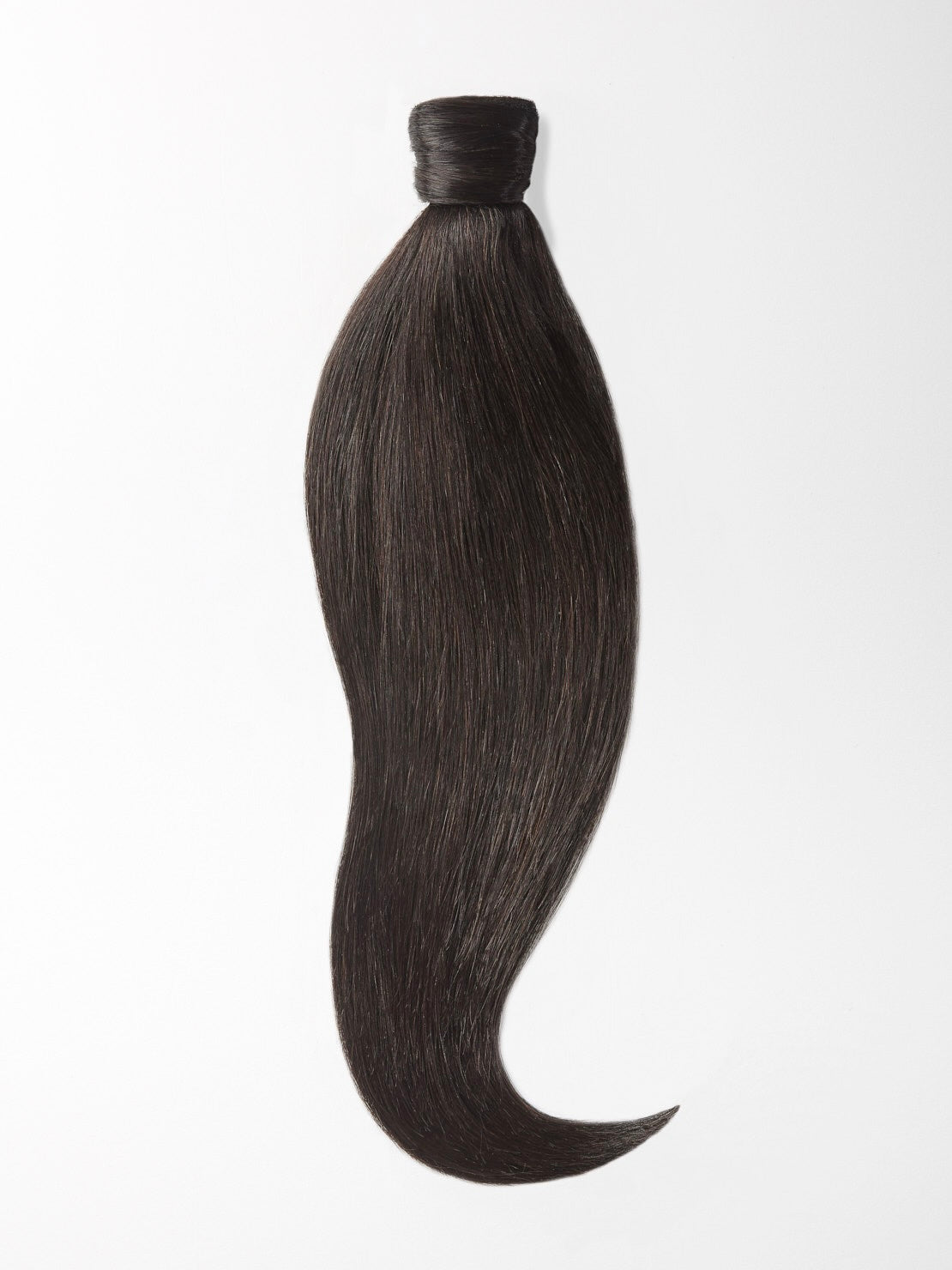 Echthaar-Pony Mit Clip – 25,4 Cm Gewellter Pony Aus Echthaar, Off Black, Für Mehr Volumen